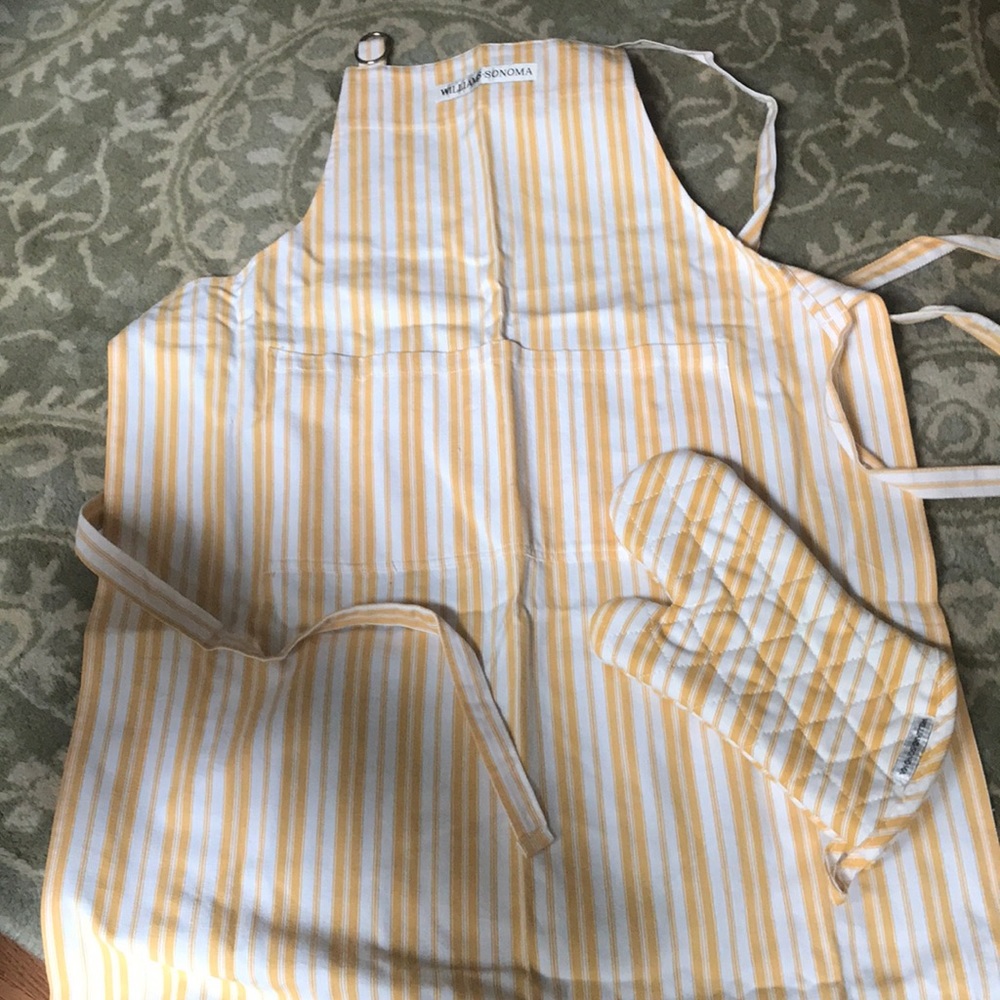 Williams Sonoma Apron and oven mit